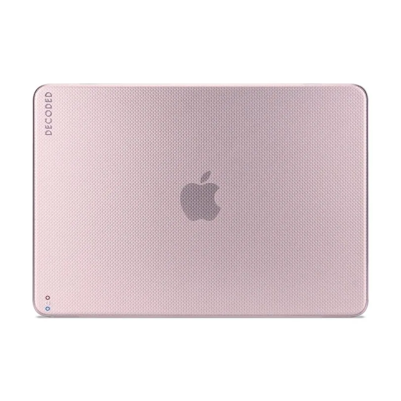 Coque Decoded clipsable recyclée pour MacBook Neo — Rose givré — vue 8