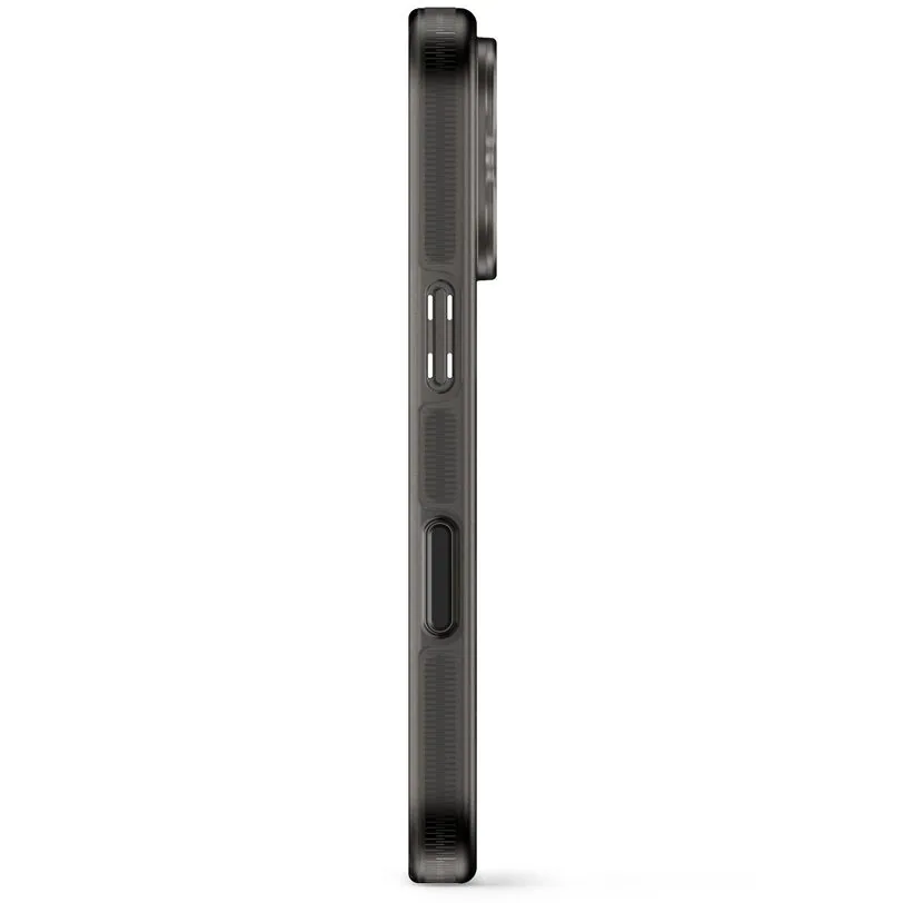 Coque Decoded DropTec transparente pour iPhone 18 Pro — Noir givré — vue 6