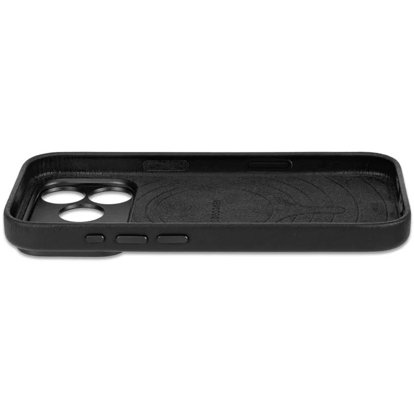 Coque Decoded en cuir MagSafe pour iPhone 18 Pro Max / 17 Pro Max — Noir — vue 4