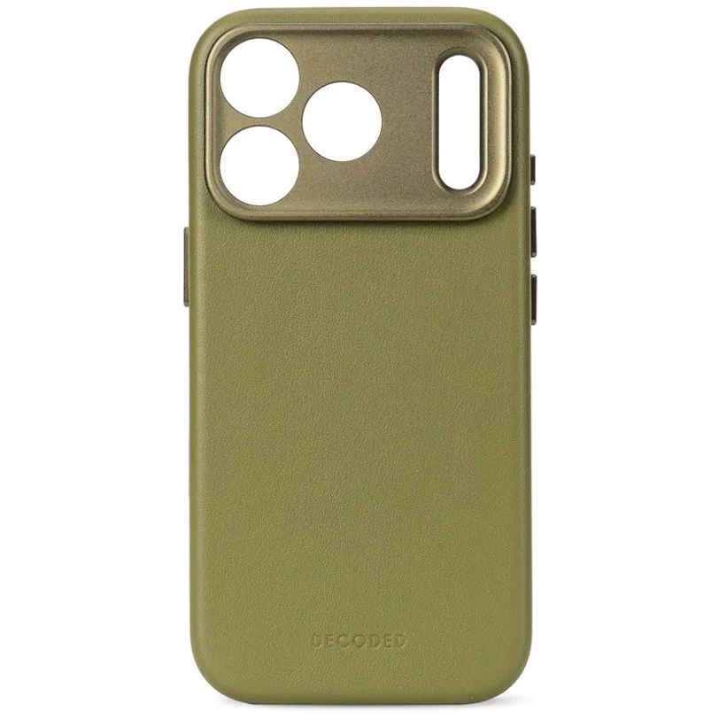 Coque Decoded en cuir MagSafe pour iPhone 18 Pro Max / 17 Pro Max — Vert mousse — vue 8