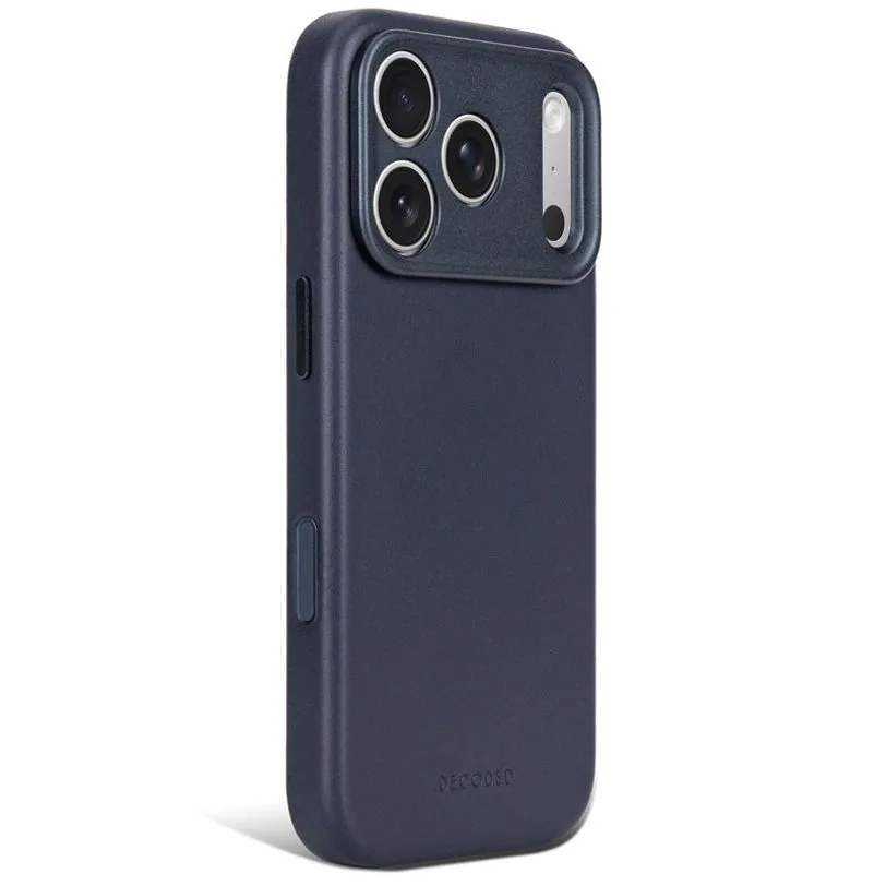 Coque Decoded en cuir MagSafe pour iPhone 18 Pro Max / 17 Pro Max — Minuit — vue 2
