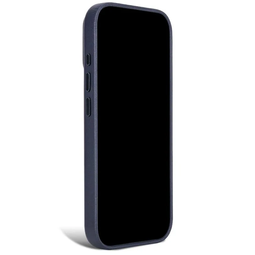 Coque Decoded en cuir MagSafe pour iPhone 18 Pro Max / 17 Pro Max — Minuit — vue 3