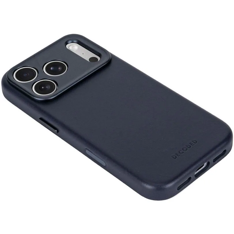 Coque Decoded en cuir MagSafe pour iPhone 18 Pro Max / 17 Pro Max — Minuit — vue 6