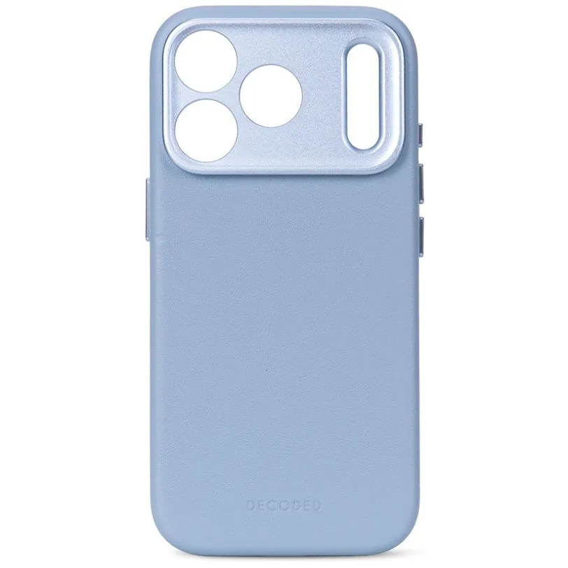Coque Decoded en cuir MagSafe pour iPhone 18 Pro Max / 17 Pro Max — Bleu ciel — vue 8