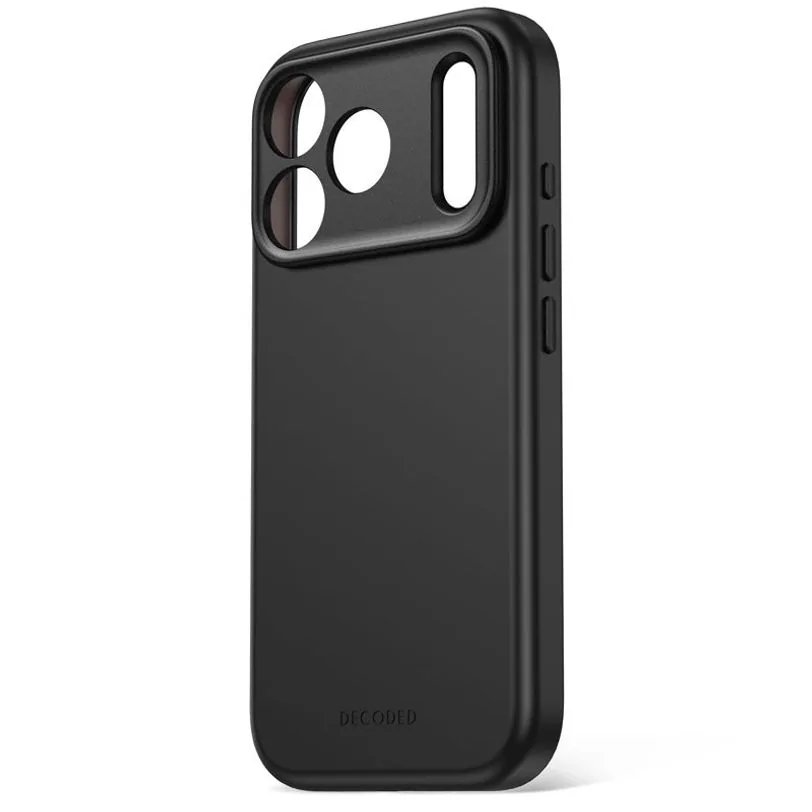 Coque Decoded silicone antimicrobienne MagSafe pour iPhone 18 Pro Max / 17 Pro Max — Noir carbone — vue 7