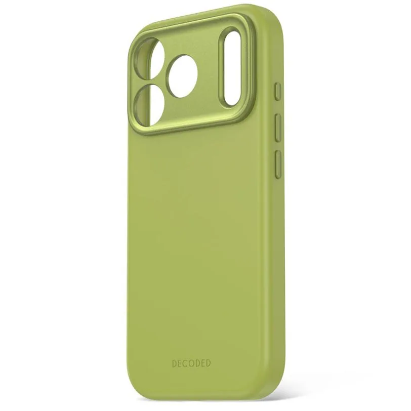 Coque Decoded silicone antimicrobienne MagSafe pour iPhone 18 Pro Max / 17 Pro Max — Vert mousse — vue 7