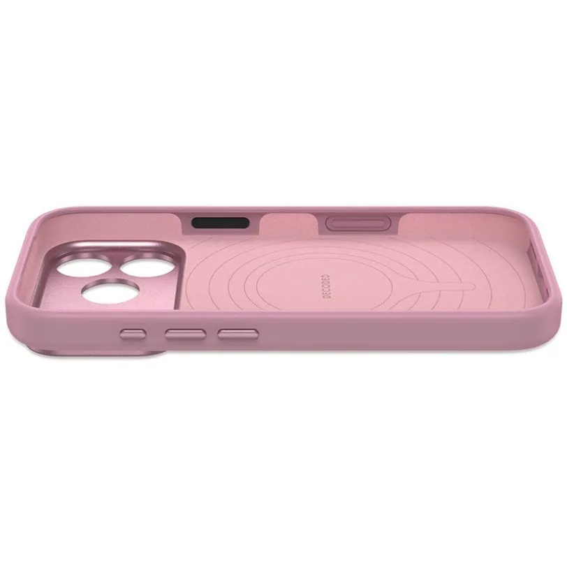 Coque Decoded silicone antimicrobienne MagSafe pour iPhone 18 Pro Max / 17 Pro Max — Quartz rose — vue 4