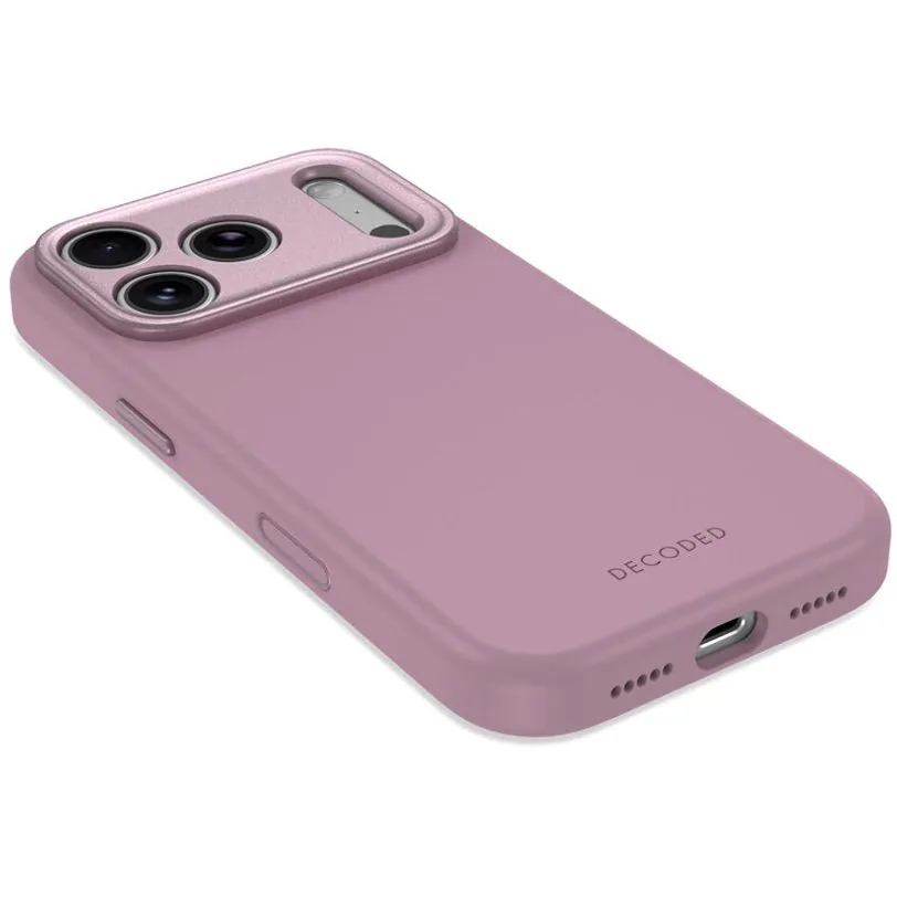 Coque Decoded silicone antimicrobienne MagSafe pour iPhone 18 Pro Max / 17 Pro Max — Quartz rose — vue 6