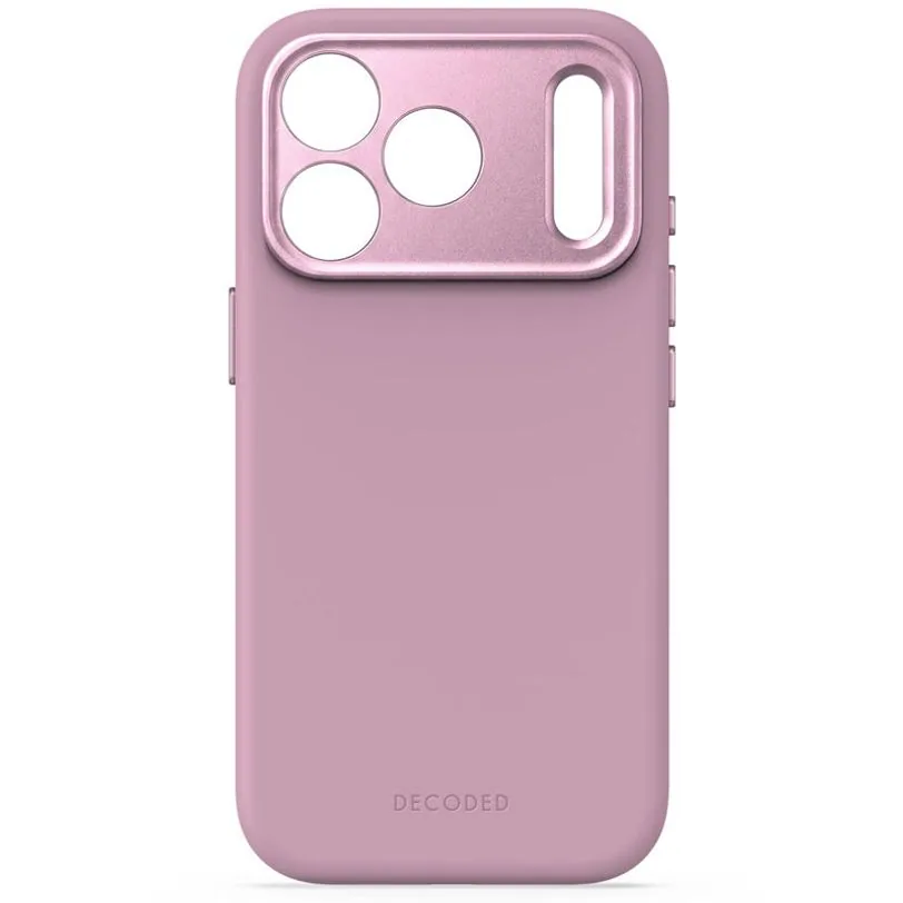 Coque Decoded silicone antimicrobienne MagSafe pour iPhone 18 Pro Max / 17 Pro Max — Quartz rose — vue 8