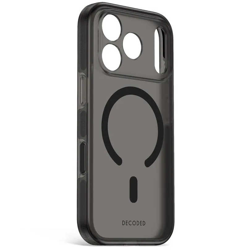 Coque Decoded DropTec transparente pour iPhone 18 Pro Max — Noir givré — vue 2