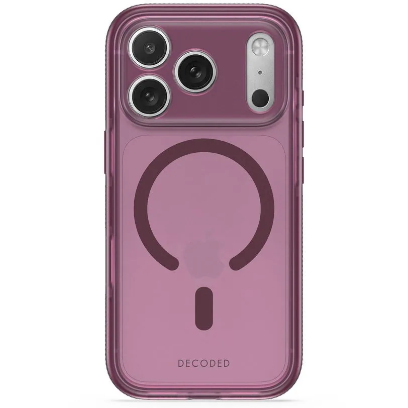 Coque Decoded DropTec transparente pour iPhone 18 Pro Max — Saphir givré