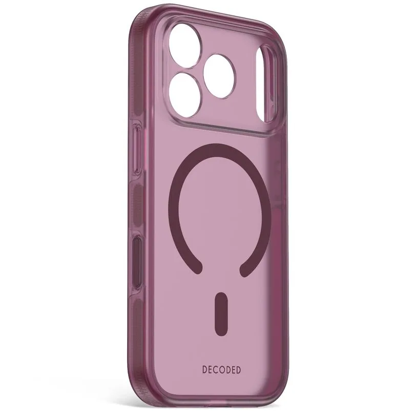 Coque Decoded DropTec transparente pour iPhone 18 Pro Max — Saphir givré — vue 2