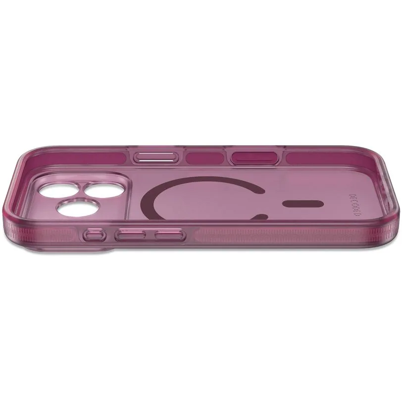 Coque Decoded DropTec transparente pour iPhone 18 Pro Max — Saphir givré — vue 6