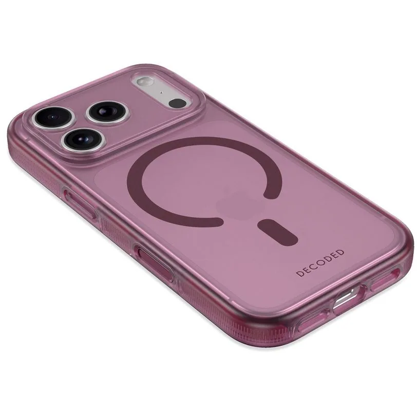 Coque Decoded DropTec transparente pour iPhone 18 Pro Max — Saphir givré — vue 8