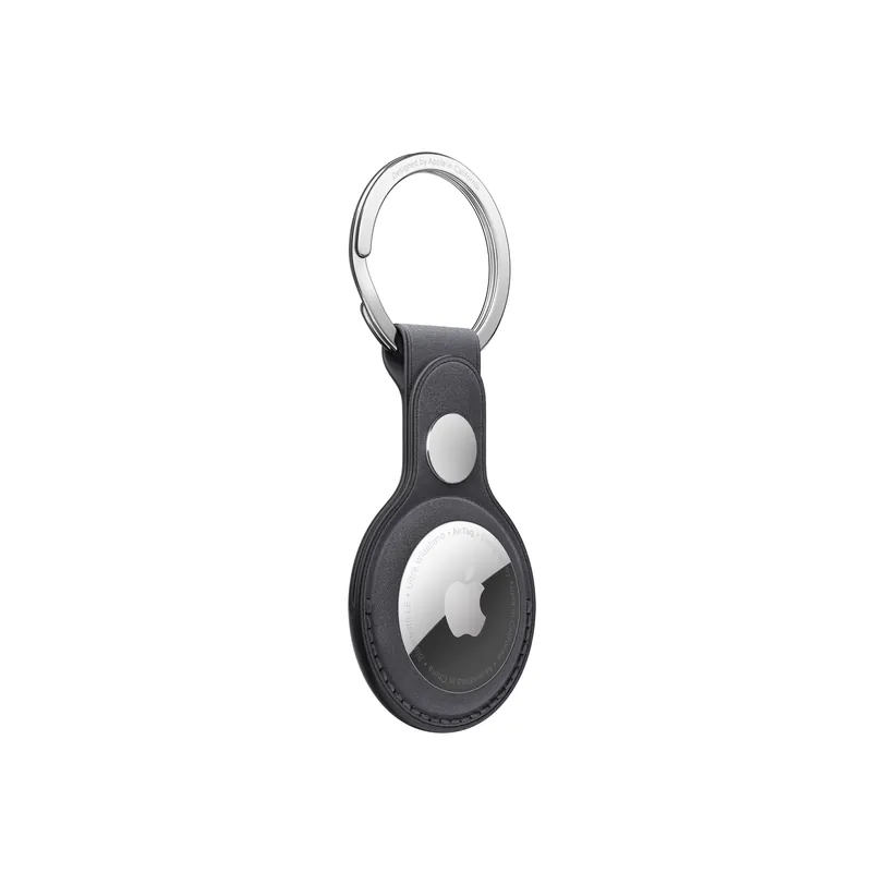 AirTag porte-clés FineWoven Black — Noir