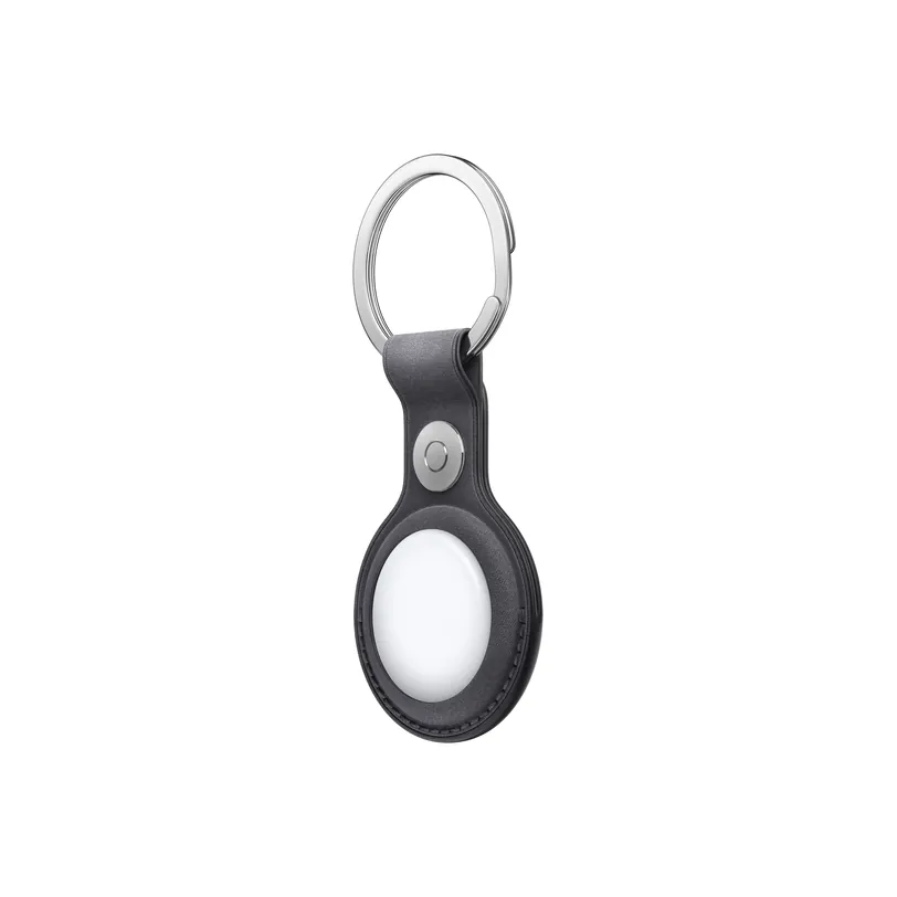 AirTag porte-clés FineWoven Black — Noir
