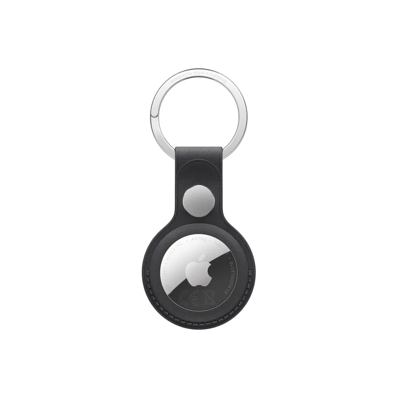 AirTag porte-clés FineWoven Black — Noir
