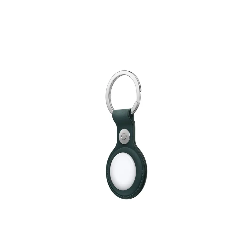 AirTag porte-clés FineWoven Dark Green — Vert