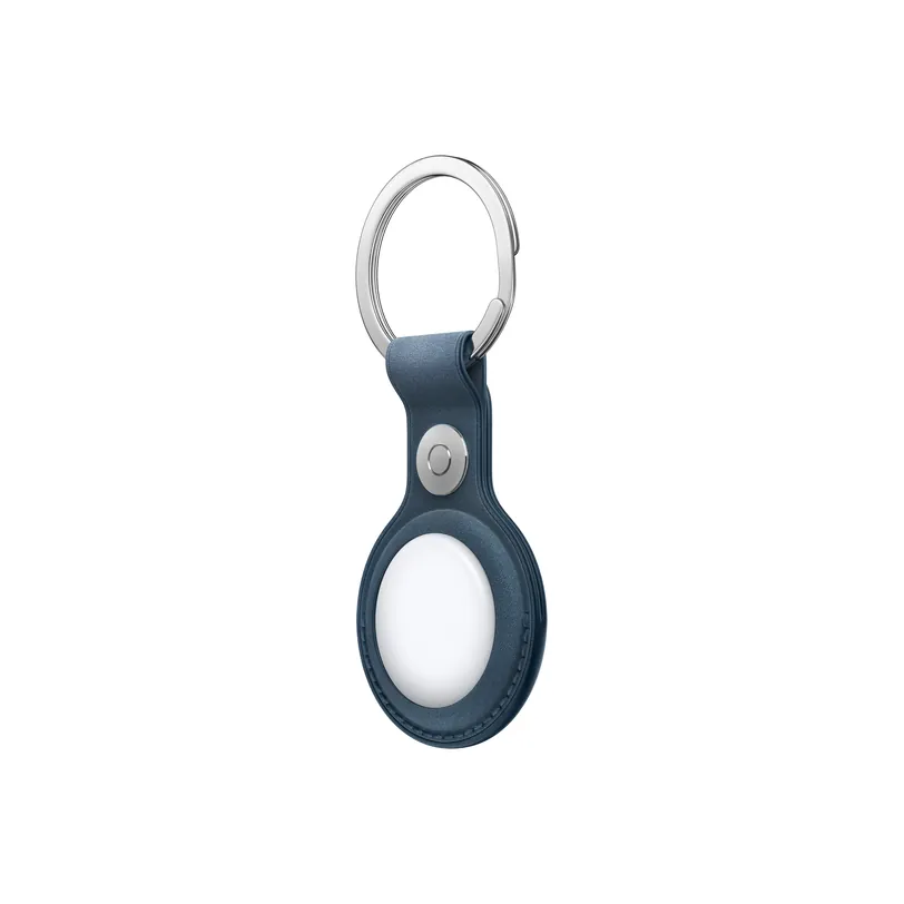 AirTag porte-clés FineWoven Deep Blue — Bleu profond