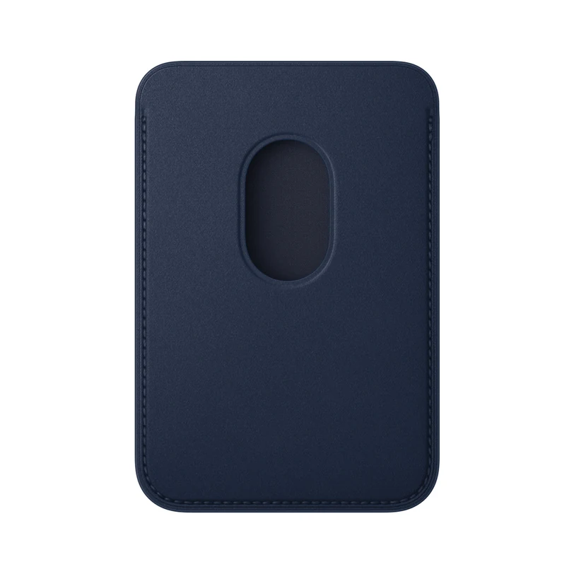 IPhone porte-cartes FineWoven MagSafe — Bleu profond