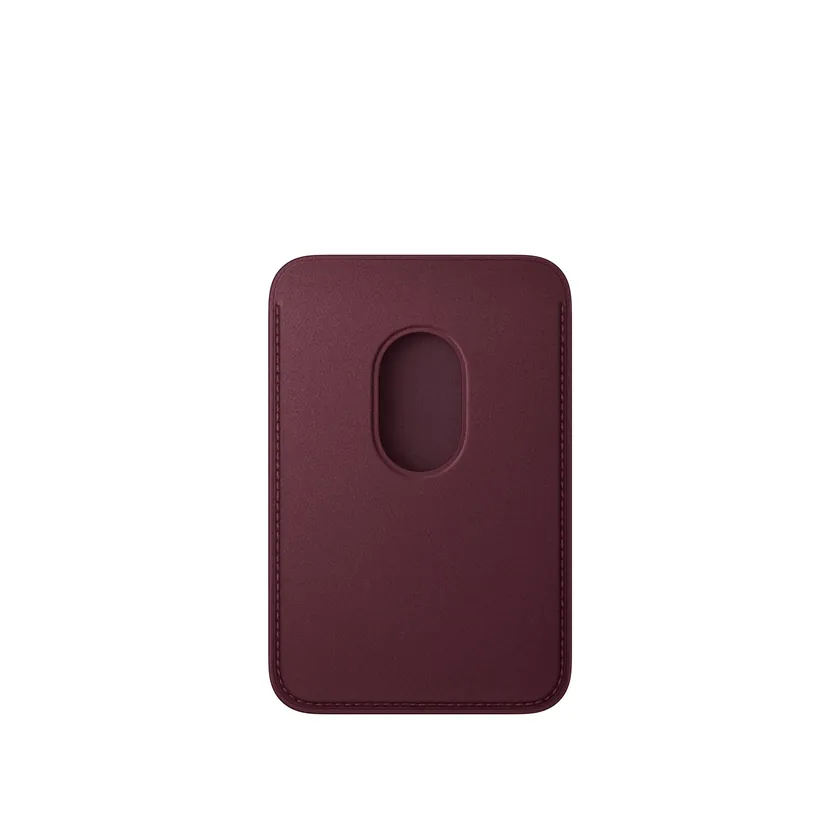 Porte-cartes FineWoven avec MagSafe — Bordeaux