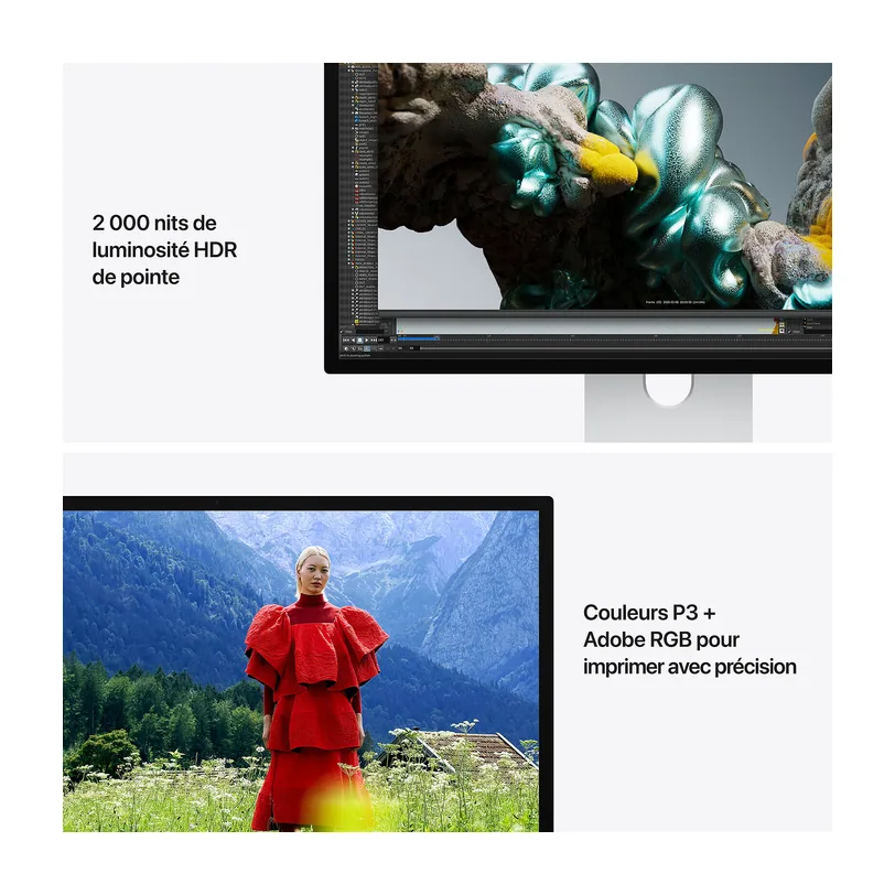 Studio Display XDR — Verre standard, pied réglable en hauteur — vue 5