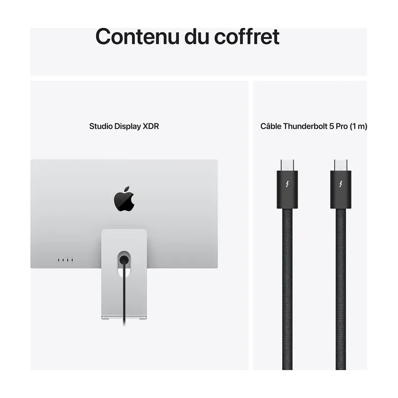 Studio Display XDR — Verre nano-texture, pied réglable en hauteur — vue 7