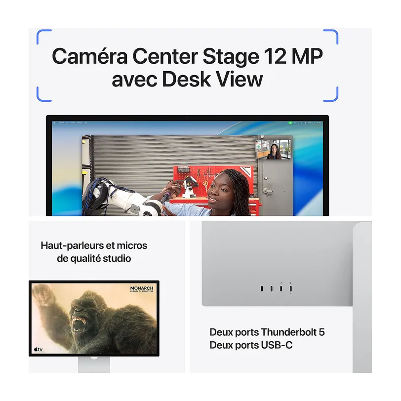 Studio Display (2026) — Verre standard, pied inclinable — vue 4