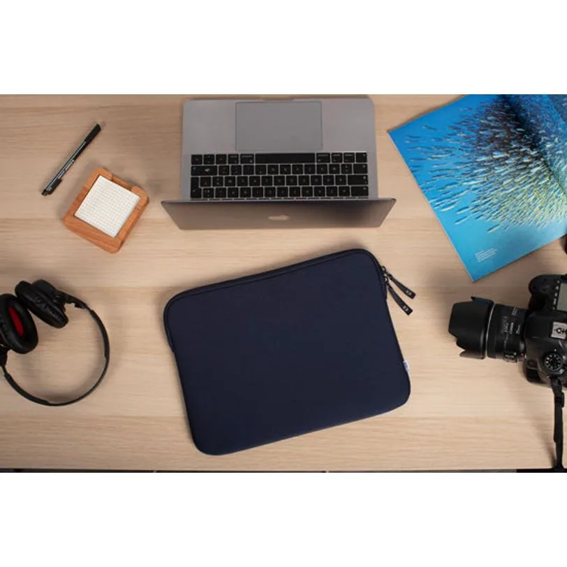 Housse MW Basics ²Life pour MacBook Pro 14 pouces — Bleu / Blanc — vue 8
