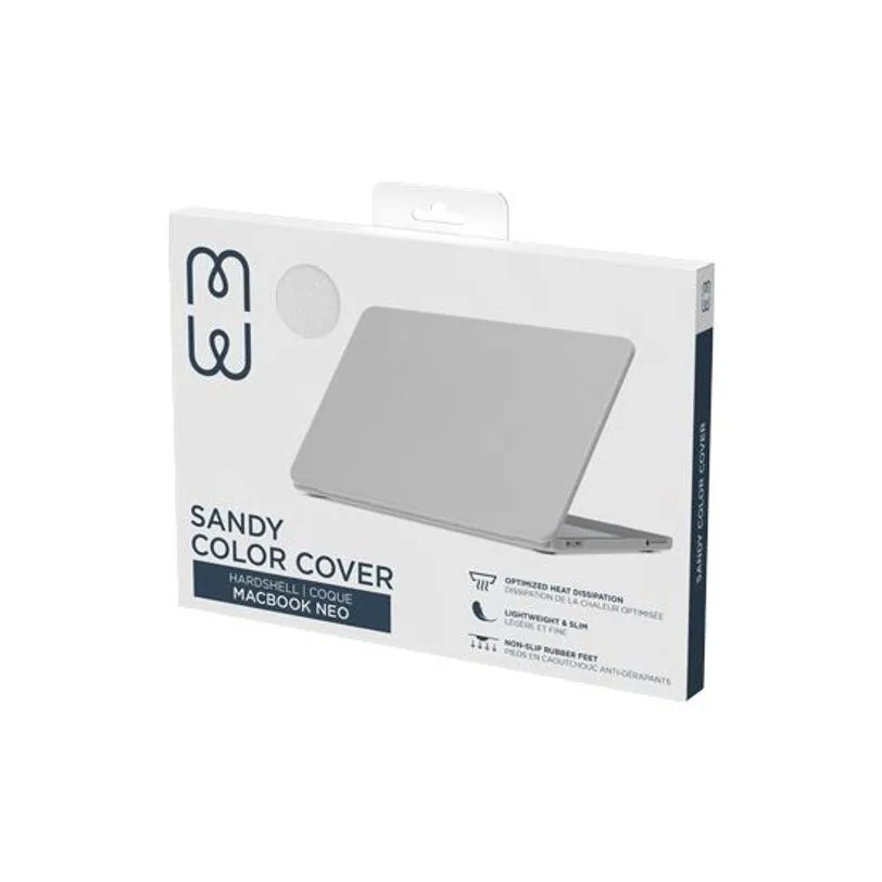 Coque MW Sandy Color pour MacBook Neo — Transparent — vue 2