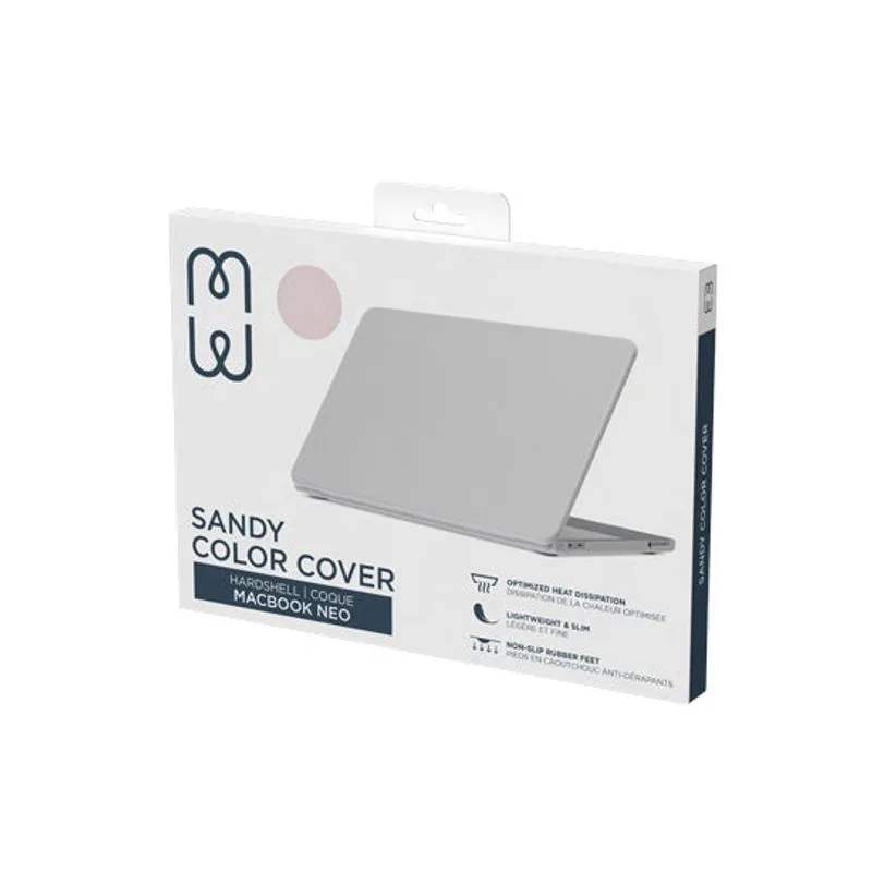 Coque MW Sandy Color pour MacBook Neo — Rose — vue 7