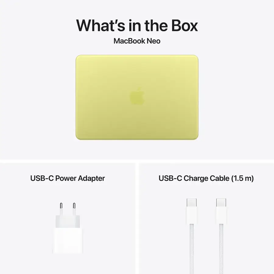 MacBook Neo 13 pouces Apple A18 Pro 8 Go / 256 Go — Agrume