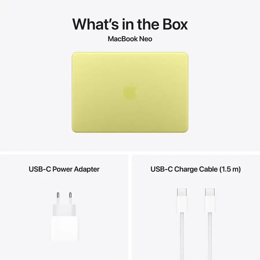 MacBook Neo 13 pouces Apple A18 Pro 8 Go / 512 Go Touch ID — Agrume