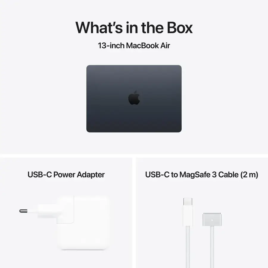 MacBook Air 13 pouces Apple M5 16 Go / 1 To — Minuit