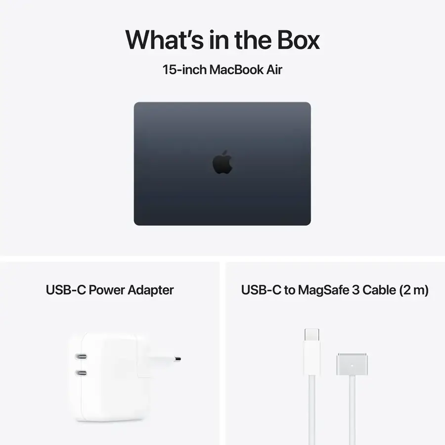 MacBook Air 15 pouces Apple M5 16 Go / 1 To — Minuit