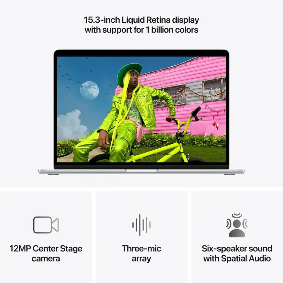 MacBook Air 15 pouces Apple M5 16 Go / 1 To — Argent