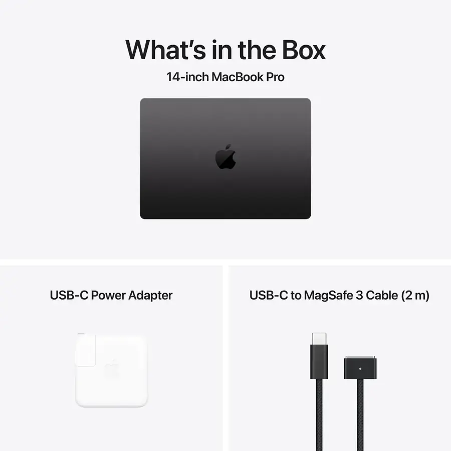 MacBook Pro 14 pouces Apple M5 16 Go / 1 To — Noir sidéral