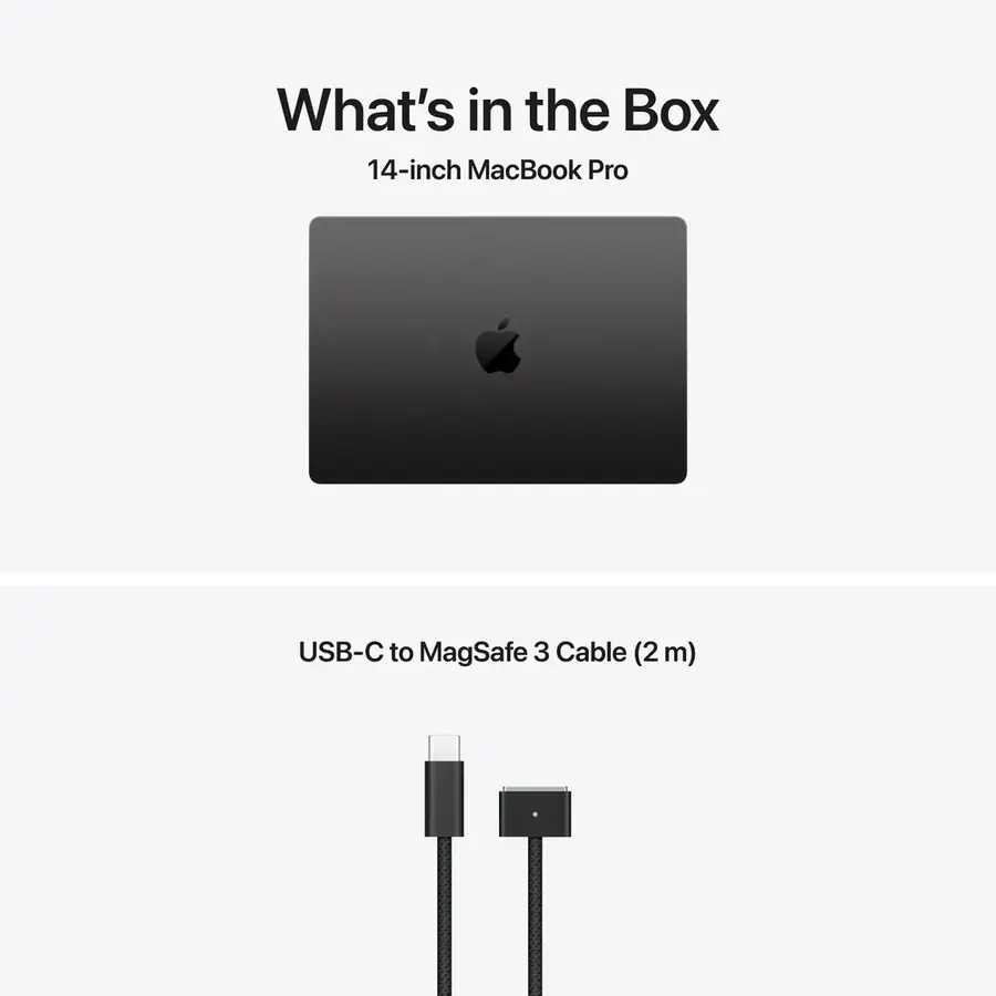 MacBook Pro 14 pouces Apple M5 16 Go / 1 To — Noir sidéral