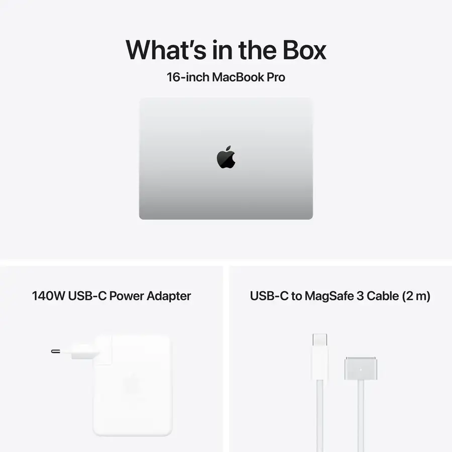 MacBook Pro 16 pouces Apple M5 Max 36 Go / 2 To — Argent