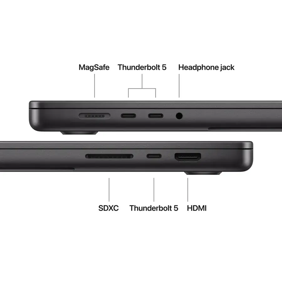 MacBook Pro 16 pouces Apple M5 Pro 24 Go / 1 To — Noir sidéral