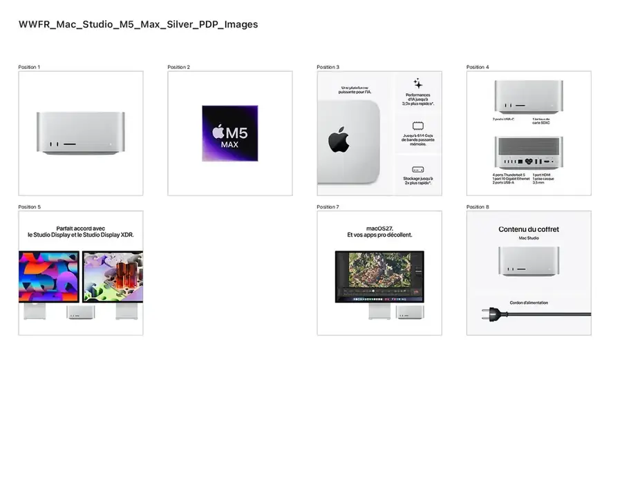 Mac Studio Apple M4 Max 36 Go / 512 Go