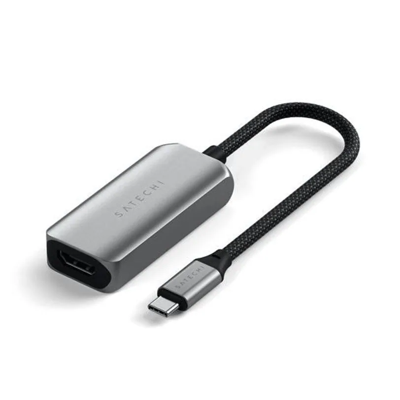 Adaptateur Satechi USB-C vers HDMI 2.1 8K — Gris sidéral