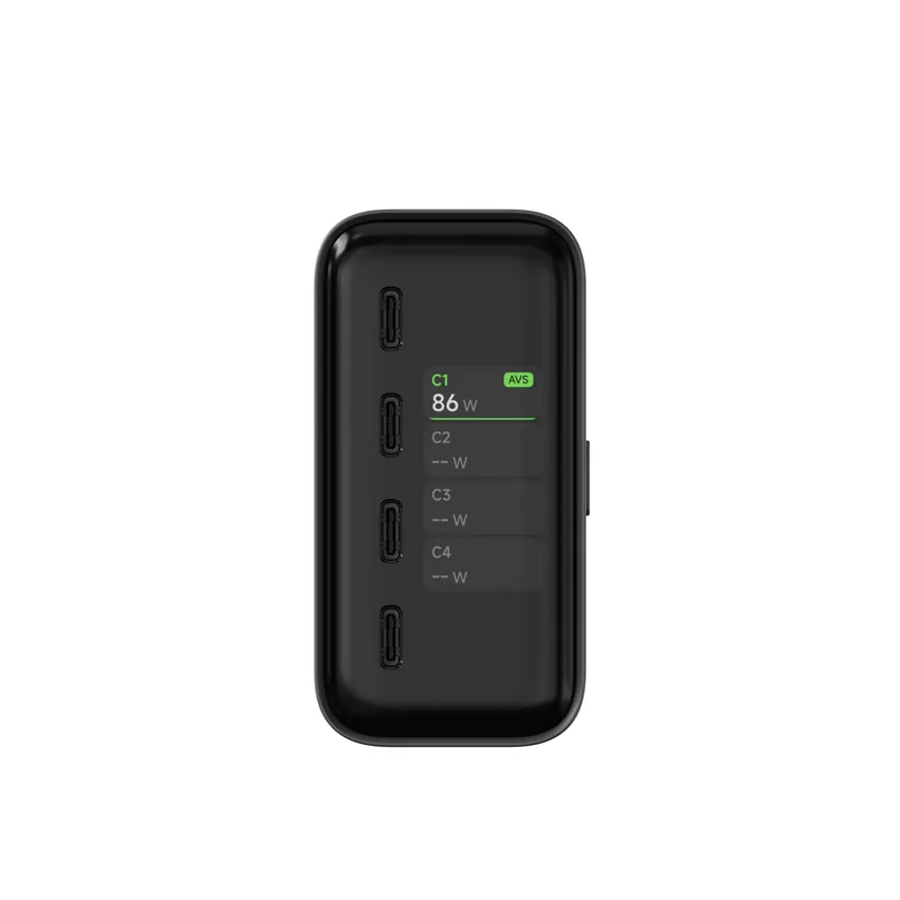 Chargeur de bureau Satechi ChargeView 140 W GaN avec écran — vue 5