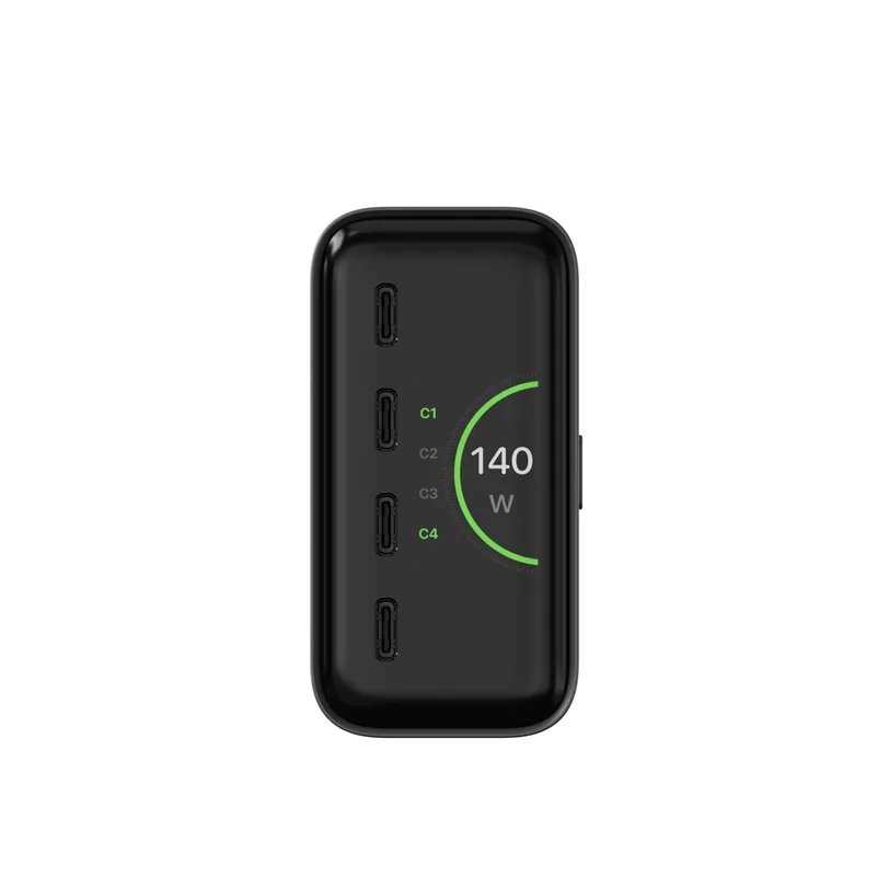 Chargeur de bureau Satechi ChargeView 140 W GaN avec écran — vue 6