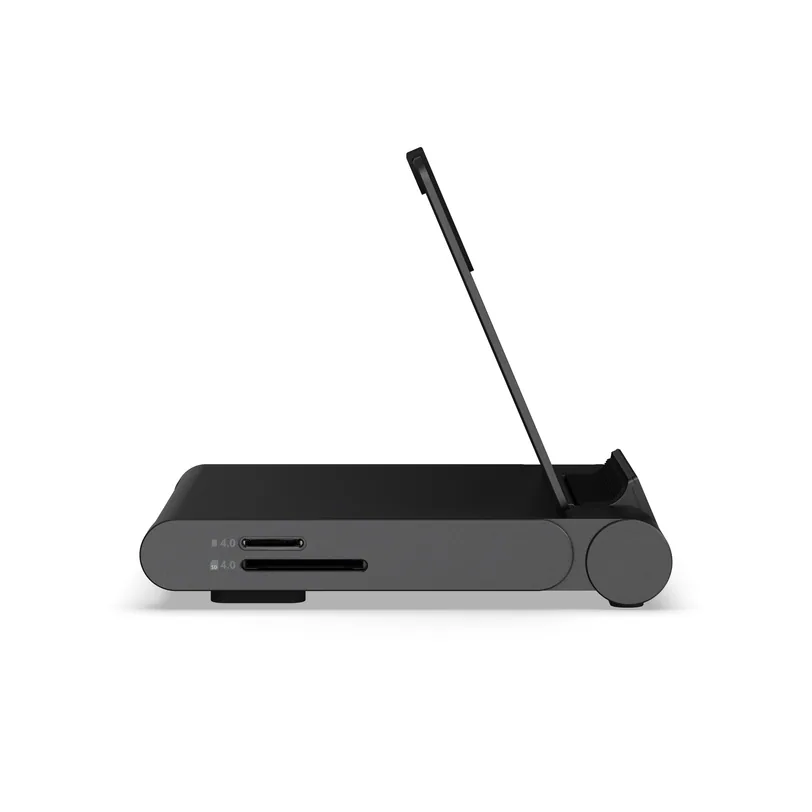 Support pliable Satechi OnTheGo avec hub USB-C pour iPad — Noir sidéral — vue 6
