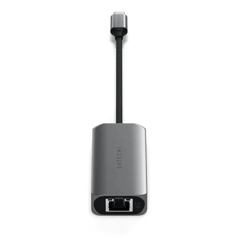 Hub Satechi USB-C 4-en-1 avec Ethernet 2,5 Gbit/s — Gris sidéral — vue 5
