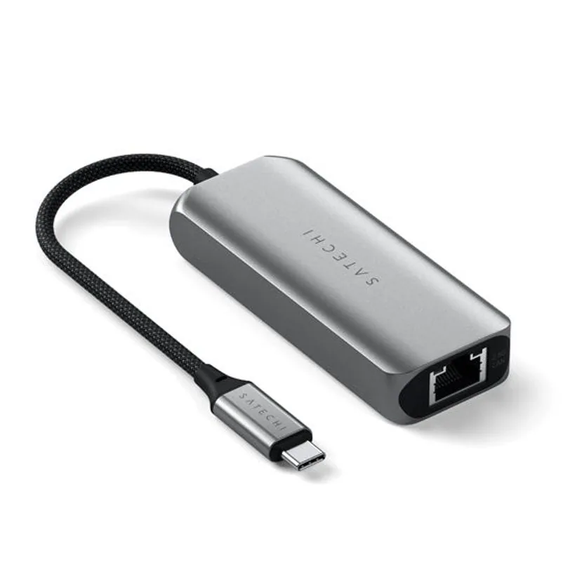 Hub Satechi USB-C 4-en-1 avec Ethernet 2,5 Gbit/s — Gris sidéral — vue 7