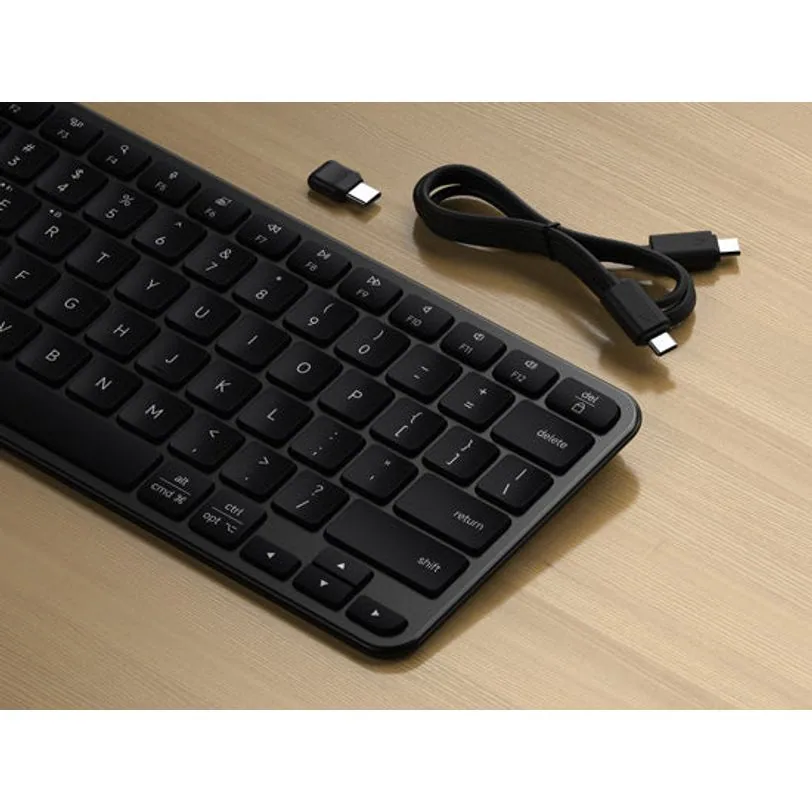 Clavier Satechi Slim EX1 sans fil QWERTY — Noir sidéral — vue 7