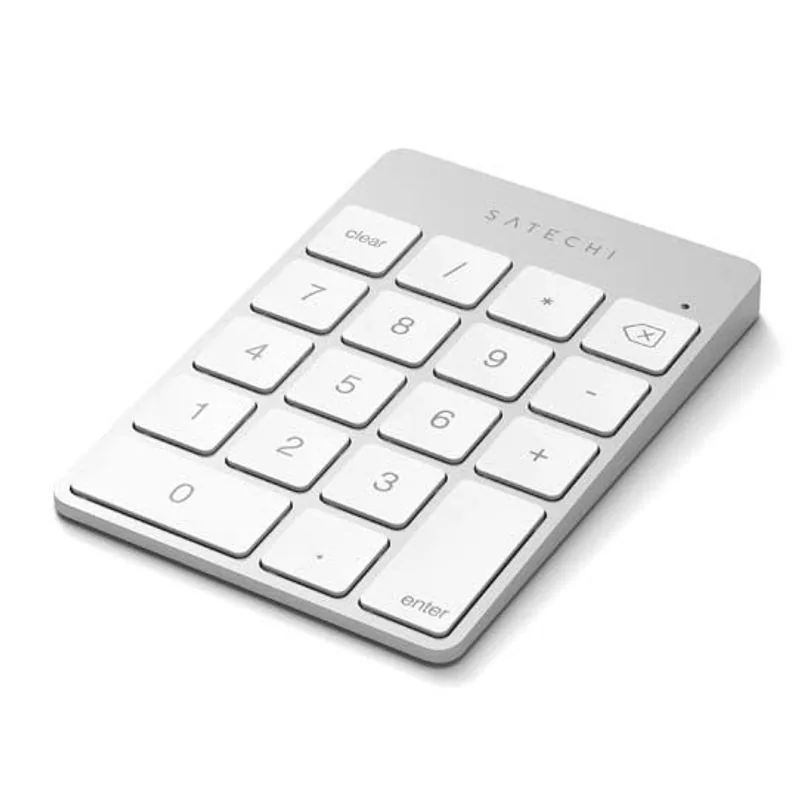 Pavé numérique Satechi Slim Bluetooth rechargeable — Argent — vue 3
