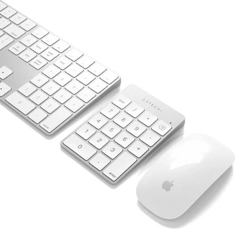 Pavé numérique Satechi Slim Bluetooth rechargeable — Argent — vue 5